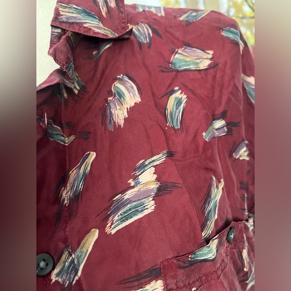 Silk Sensazione - 90s vintage - 100% oversized silk top - Picture 6 of 9